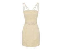 Elisabetta Franchi - Mini Abito Jacquard Floreale Lemonade - - Dresses - Donna - Beige - L