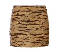 Elisabetta Franchi - Mini Gonna Effetto Raffia - - Skirts - Donna - Marrone - M