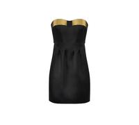 Elisabetta Franchi - Miniabito in raso duchesse - - Dresses - Donna - Nero - M