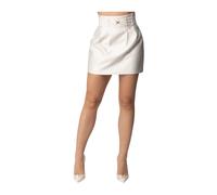 Elisabetta Franchi - Minigonna In Duchesse con Elastici - - Skirts - Donna - Bianco - M