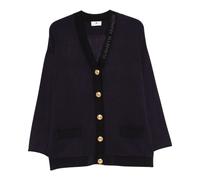 Elisabetta Franchi - Mk13S66E2 Cardigan - - Knitwear - Donna - Blu - S
