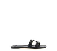 Elisabetta Franchi - Nappa leather sandals - - Shoes - Donna - Nero - 38 EU