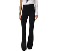Elisabetta Franchi - Pantaloni con Charm Logo - - Trousers - Donna - Viola - L