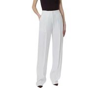 ELISABETTA FRANCHI PANTALONE IN MISTO LINO donna avorio PA17962E2 42