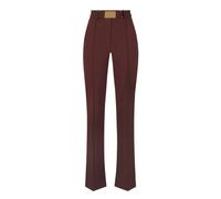 Elisabetta Franchi - Pantaloni a palazzo - - Trousers - Donna - Marrone - 2XL