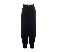 Elisabetta Franchi - Wide Pantaloni - - Trousers - Donna - Nero - S