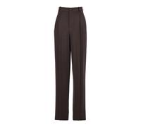 Elisabetta Franchi - Pantaloni in Viscosa Elasticizzata con Passanti - - Trousers - Donna - Marrone - S