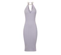 Elisabetta Franchi - Ring V-neck Midi Dress - - Dresses - Donna - Viola - L