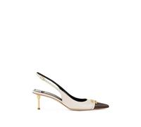 Elisabetta Franchi, ,Shoes ,Donna ,Beige ,37 1/2 EU Pumps