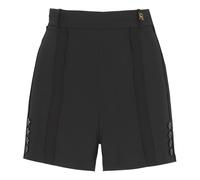 Elisabetta Franchi - Shorts con dettaglio in metallo e cuciture a vista - - Shorts - Donna - Nero - M