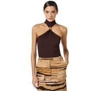 Elisabetta Franchi - Sleeveless Tops - - Tops - Donna - Marrone - L