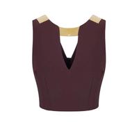 Elisabetta Franchi - Sleeveless Tops - - Tops - Donna - Marrone - S