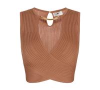 Elisabetta Franchi - Sleeveless Tops - - Tops - Donna - Marrone - S
