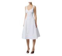 Elisabetta Franchi - Stretch Cotton Dress - - Dresses - Donna - Bianco - M
