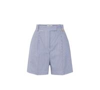 Elisabetta Franchi - Striped Stretch Cotton Shorts - - Shorts - Donna - Multicolore - L
