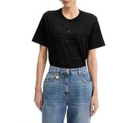 Elisabetta Franchi - T-shirt Girocollo - - Tops - Donna - Nero - M