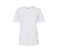 Elisabetta Franchi - T-shirt in jersey con logo ricamato e strass - - Tops - Donna - Bianco - M