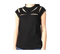 Elisabetta Franchi - T-shirt in jersey con lettering - - Tops - Donna - Nero - L