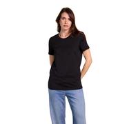 Elisabetta Franchi - T-shirt in jersey con logo ricamato - - Tops - Donna - Nero - L