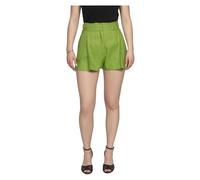Elisabetta Franchi - Tailored Pleated Shorts - - Shorts - Donna - Verde - L