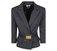 Elisabetta Franchi - Technical Bi-elastic Jacket - - Jackets - Donna - Nero - M