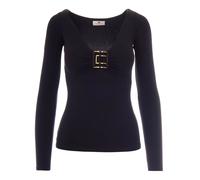 Elisabetta Franchi - Top a manica lunga - - Tops - Donna - Nero - S