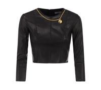 Elisabetta Franchi - Top con Collana e Charms - - Tops - Donna - Nero - L