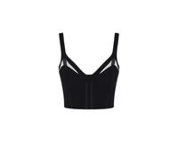 Elisabetta Franchi - Top in Crêpe Aderente - - Tops - Donna - Nero - L