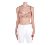 Elisabetta Franchi - Top in Crepe con Fiocchi in Raso - - Tops - Donna - Rosa - L