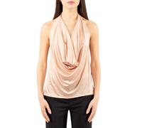 Elisabetta Franchi - Top in Viscosa Jersey - - Tops - Donna - Beige - M