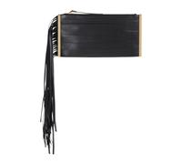 Elisabetta Franchi - Tracolla in pelle nappata - - Bags - Donna - Nero - ONE SIZE