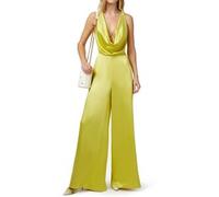ELISABETTA FRANCHI TUTA IN CREPE FLUIDO CON ACCESSORIO REGGISENO donna cedro TU02042E2 46