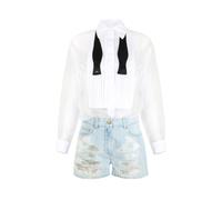 Elisabetta Franchi - Tutina Romper - - Jumpsuits & Playsuits - Donna - Bianco - M