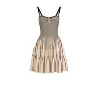 Elisabetta Franchi - Two-tone Knit Dress - - Dresses - Donna - Beige - M