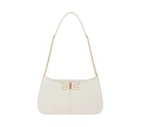 Elisabetta Franchi - V-Front Shoulder Bag - - Bags - Donna - Beige - ONE SIZE