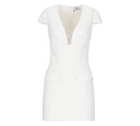 Elisabetta Franchi - V-neck Short Dress - - Dresses - Donna - Bianco - M