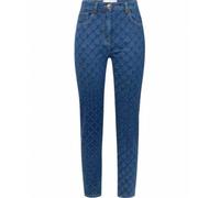 Elisabetta Franchi - Vintage Blu Slim Logo Jeans - - Jeans - Donna - Blu - W27