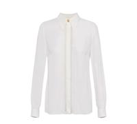 Elisabetta Franchi - Viscose Georgette Shirt - - Blouses & Shirts - Donna - Beige - L
