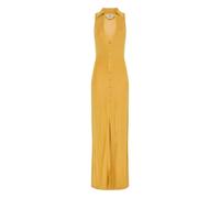 Elisabetta Franchi - Viscose Knit Maxi Dress - - Dresses - Donna - Giallo - S