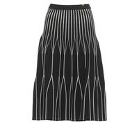 Elisabetta Franchi - Viscose Midi Skirt - - Skirts - Donna - Nero - S