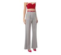 Elisabetta Franchi - Wide Pantaloni - - Trousers - Donna - Grigio - L