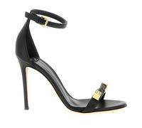 Elisabetta Franchi - Woven Leather Sandal - - Shoes - Donna - Nero - 37 EU