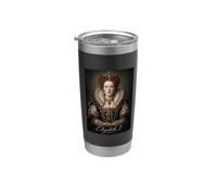 Elisabetta I Inghilterra Britannica Bicchiere termico in acciaio inox doppia parete