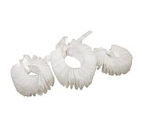 Elisabettiano Collare Polsino Set Vintage Solido Collo Ruff E Polso Volant Polsini Accessori Costume Dress Up Kit Collare E Polsino Set, bianco, Taglia unica