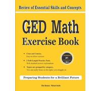 Elise Baniam Mi GED Math Exercise Book: Review of Essential Skills a (Tascabile)