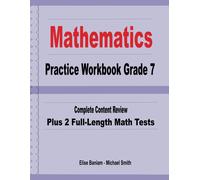 Elise Baniam Mi Mathematics Practice Workbook Grade 7: Complete Cont (Tascabile)