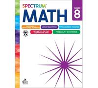 Elise Craver Carson Dellosa Education Spe Spectrum Math Workbook, Gr (Tascabile)