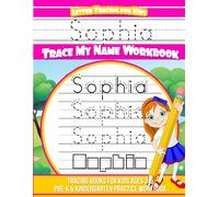 Elise Garcia Sophia Letter Tracing for Kids Trace my Name Workbook (Tascabile)