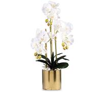 Elish Phalaenopsis Cinese Orchide Floral Orchid Floral in Vaso, Orchide finte di Seta Fiori Artificiali per Il Matrimonio Esterno per Interni Decorazione per Ufficio per la Decorazione per la