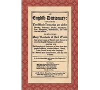 Elisha Coles An English Dictionary (1676) (Copertina rigida)